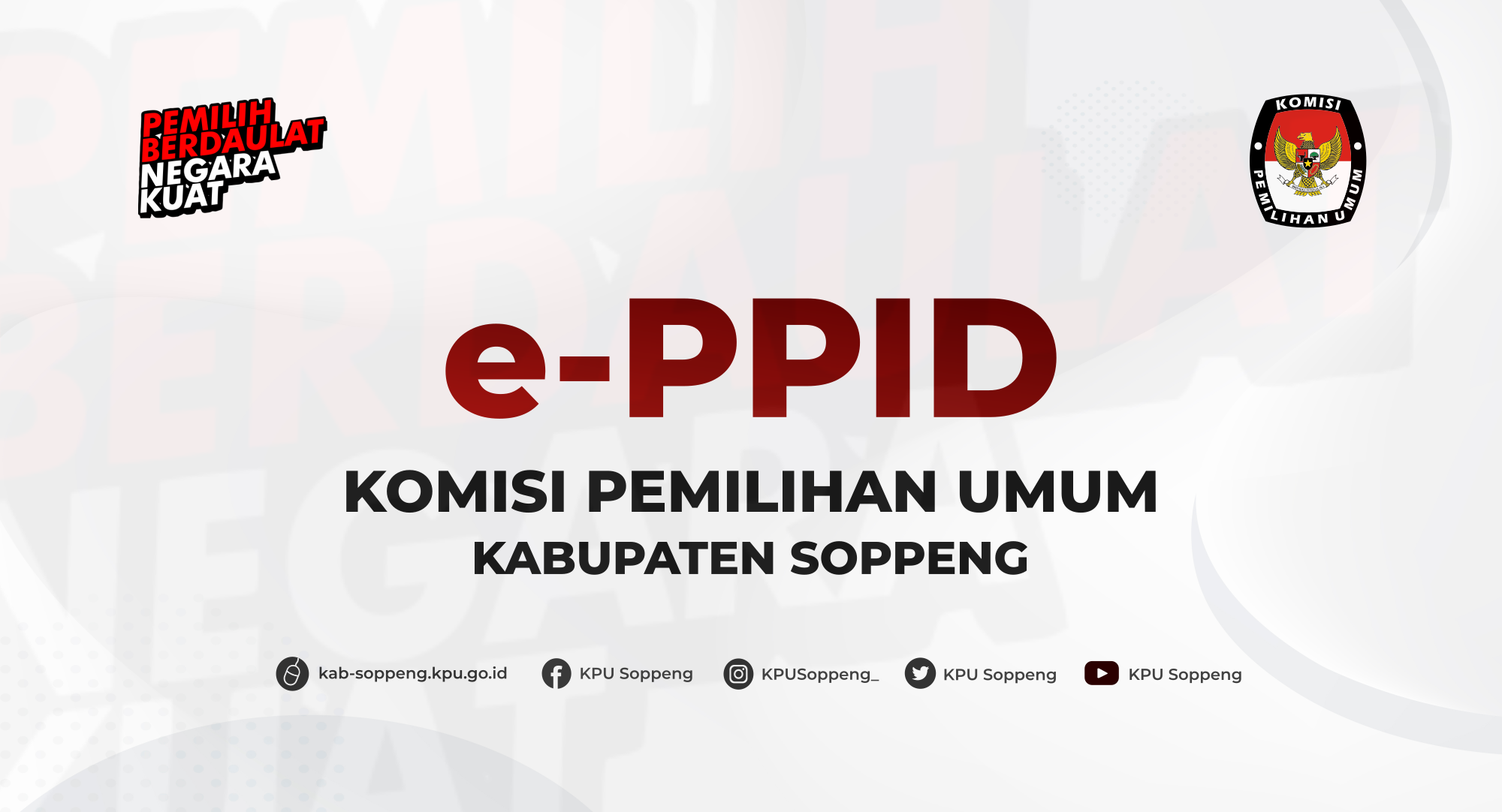 Selamat Datang di Layanan Informasi e-ppid KPU Kabupaten Soppeng